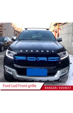 Front Grille Led Letters Suit For F'ord Ranger Everest