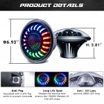 7 inch APP control colorful streamer headlights for JEEP （2pcs）