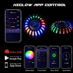 7 inch APP control colorful streamer headlights for JEEP （2pcs）