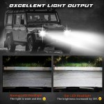 7 inch APP control colorful streamer headlights for JEEP （2pcs）