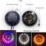 7 inch APP control colorful streamer headlights for JEEP （2pcs）