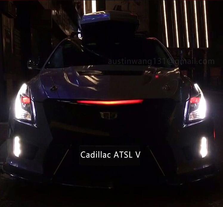 Ca'dillac ATSL ATS-V Front grille breathing lamp strip bar 7 colour